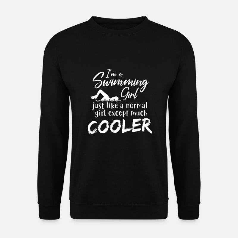 Je suis une nageuse - Sweat-shirt Unisexe - noir