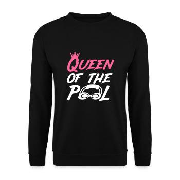 Piscine filles reine de la piscine - Sweat-shirt Unisexe - noir - Devant - Alina (178cm) & Michal (187cm)