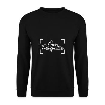 Photography Own Perspective - Unisex Sweatshirt - black - Front - Alina (178cm) & Michal (187cm)
