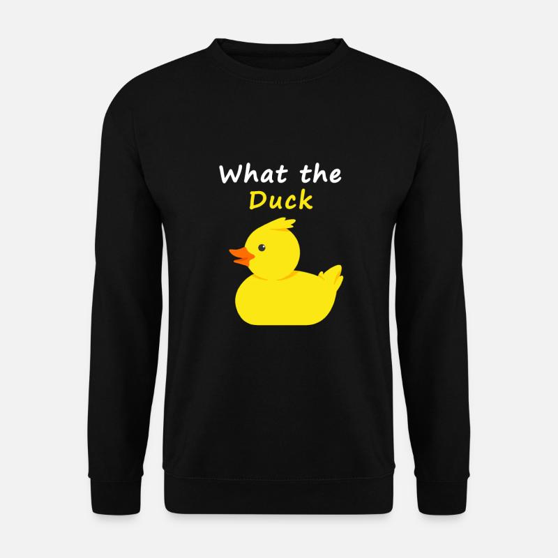 What the duck - Unisex Sweatshirt - black