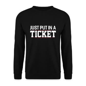 IT Computer IT Support IT Helpdesk - Unisex Pullover - Schwarz - Vorne - Alina (178cm) & Michal (187cm)