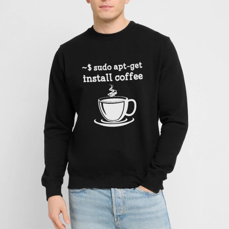 Linux Sudo Apt-Get Install Coffee Unisex Sweatshirt