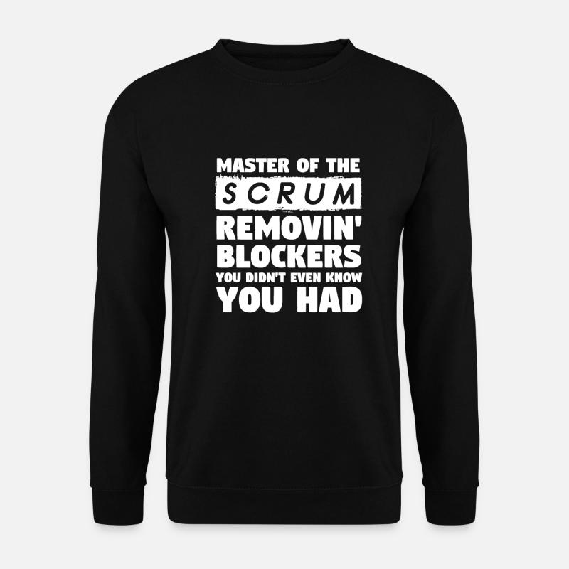 Scrum Master Développement logiciel agile - Sweat-shirt Unisexe - noir