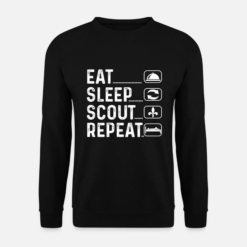Pfadfinder Geschenk Scout - Unisex Pullover - Schwarz