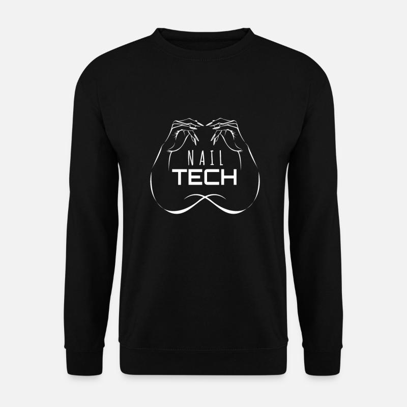 Nail Tech nail designer nail art manucure - Sweat-shirt Unisexe - noir