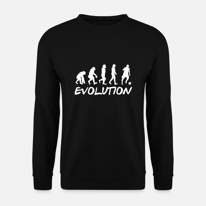 Soccer Player Evolution - Unisex Sweatshirt - black