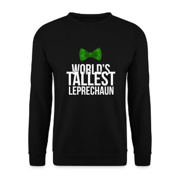 La plus grande fête du jour de la Saint-Patrick de lutin au monde - Sweat-shirt Unisexe - noir - Devant - Alina (178cm) & Michal (187cm)