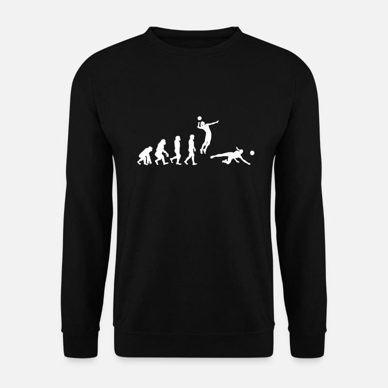 Volleyball Player Evolution - Unisex Sweatshirt - black
