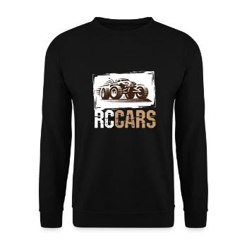 RC Cars Modellauto Modell Fernsteuerung - Unisex Pullover - Schwarz - Vorne - Alina (178cm) & Michal (187cm)
