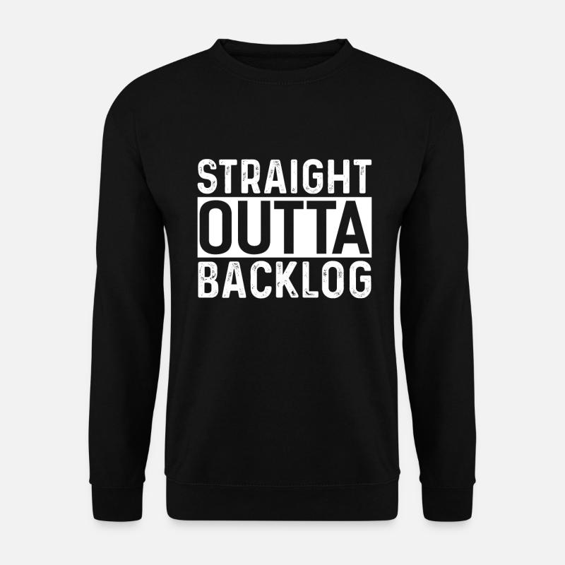 Programmeur Scrum Master Scrum Backlog - Sweat-shirt Unisexe - noir