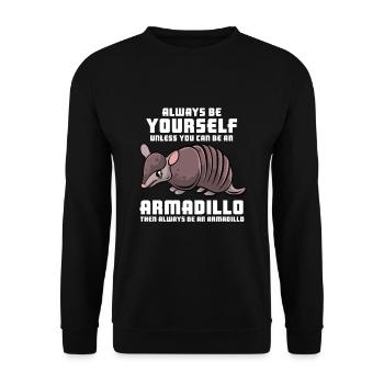 Sois toujours toi-même sauf si tu peux - Sweat-shirt Unisexe - noir - Devant - Alina (178cm) & Michal (187cm)