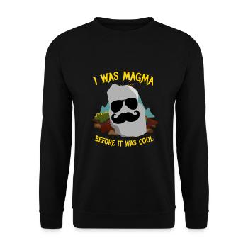 I Ce que les pierres de géologie magma collectent - Sweat-shirt Unisexe - noir - Devant - Alina (178cm) & Michal (187cm)