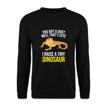 Bearded Dragon Propriétaire Bearded Dragon Reptilien - Sweat-shirt Unisexe - noir - Devant - Alina (178cm) & Michal (187cm)