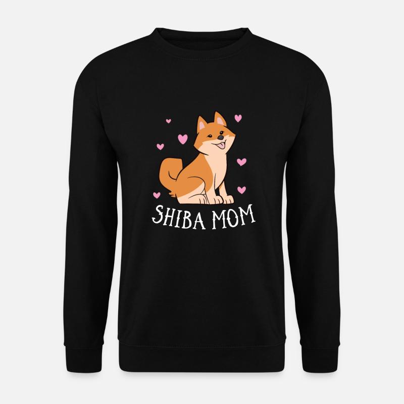 Shiba Inu Mama Shiba Inu Hunde Mama - Unisex Pullover - Schwarz