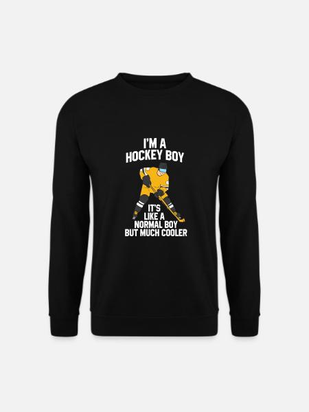 Hockey sur glace Garçon Enfants Cadeau Hockey Hockey sur glace Fils - Sweat-shirt Unisexe - noir