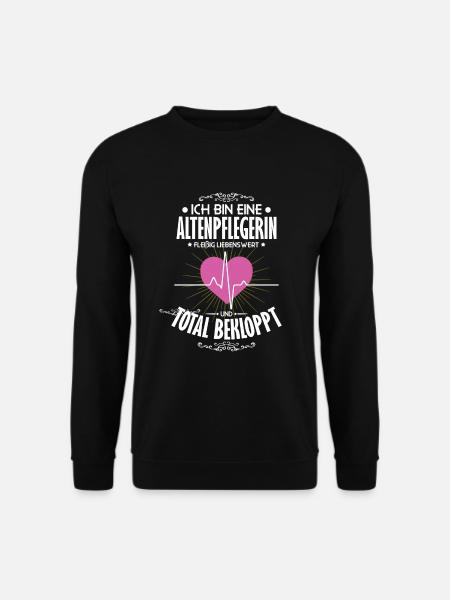 Pflegekraft,Altenpflegerin,Altenpfleger,Altenpfleg - Unisex Pullover - Schwarz