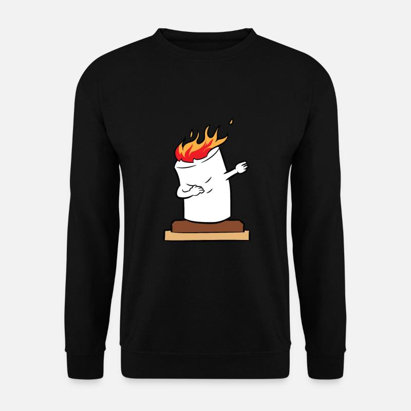 Dabbing Marshmallows - Sweat-shirt Unisexe - noir
