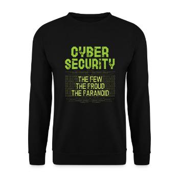 Cyper Security Les rares fiertés de la - Sweat-shirt Unisexe - noir - Devant - Alina (178cm) & Michal (187cm)