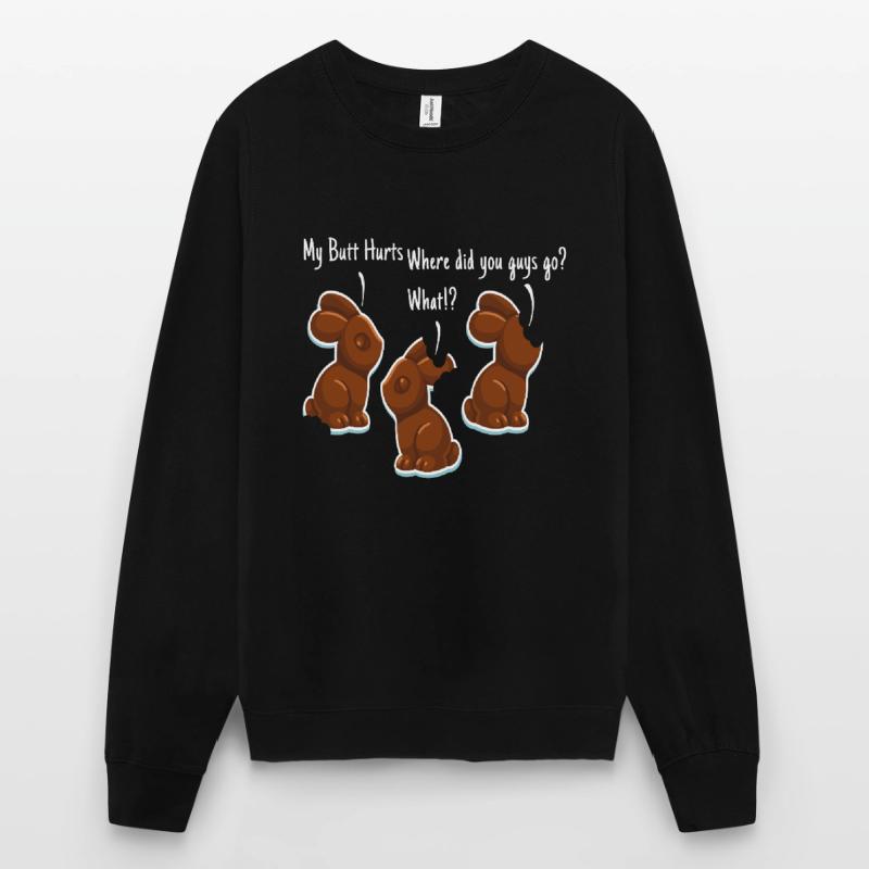 Chocolate Easter Easter Rabbit Unisex Sweatshirt