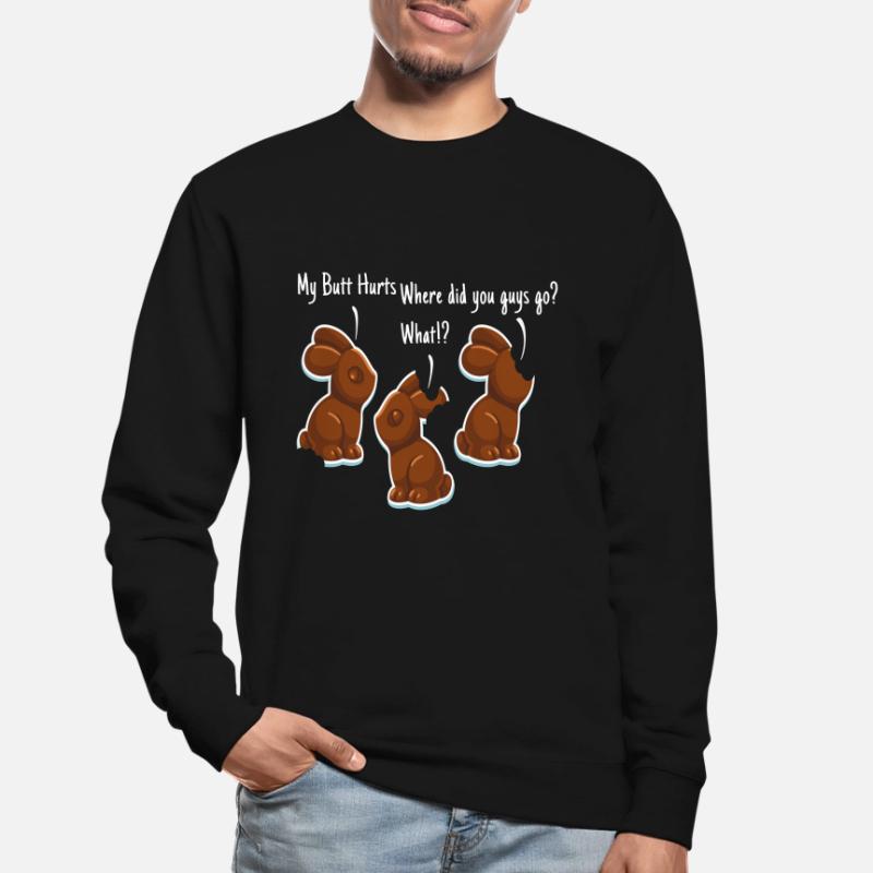 Chocolate Easter Easter Rabbit Unisex Sweatshirt