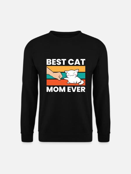 Beste Katzenmama aller Zeiten - Unisex Pullover - Schwarz