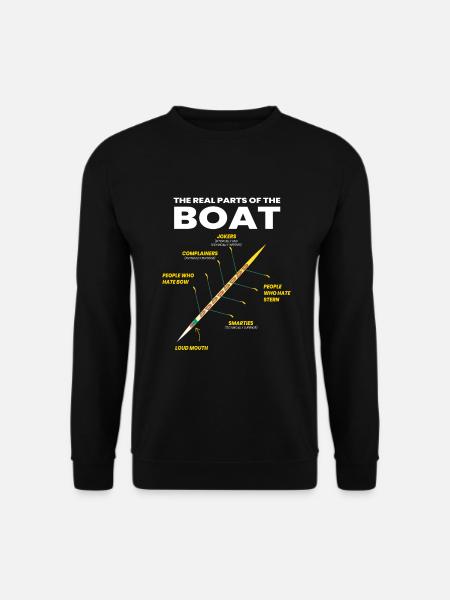 The Real Parts Of The Boat Rameur - Sweat-shirt Unisexe - noir