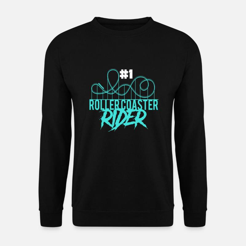 Rollercoaster Rider Roller Coaster - Unisex Sweatshirt - black