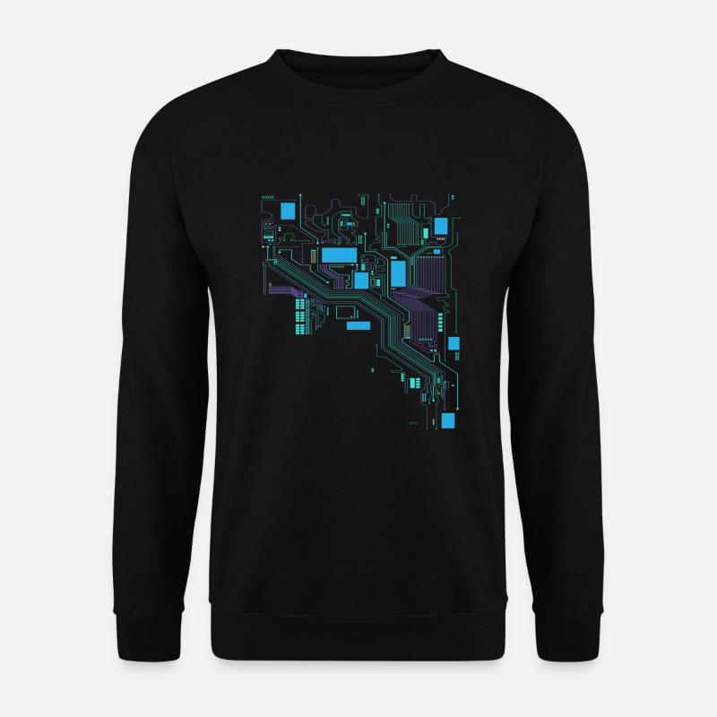 Informatique Informatique Informatique Hacker - Sweat-shirt Unisexe - noir