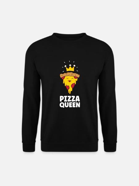 Pizza Queen Love Pizzas - Unisex Sweatshirt - black
