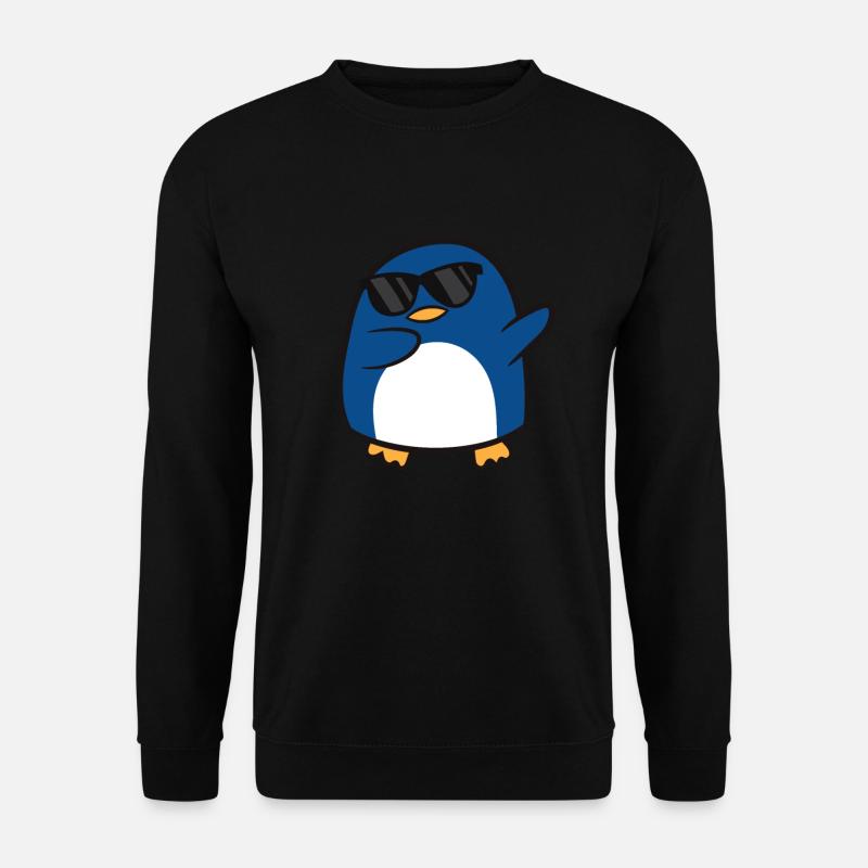 Funny Penguin Lover Dabbing Penguin - Unisex Sweatshirt - black