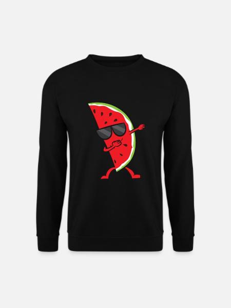 Dab Pastèque Amour Pastèque - Sweat-shirt Unisexe - noir