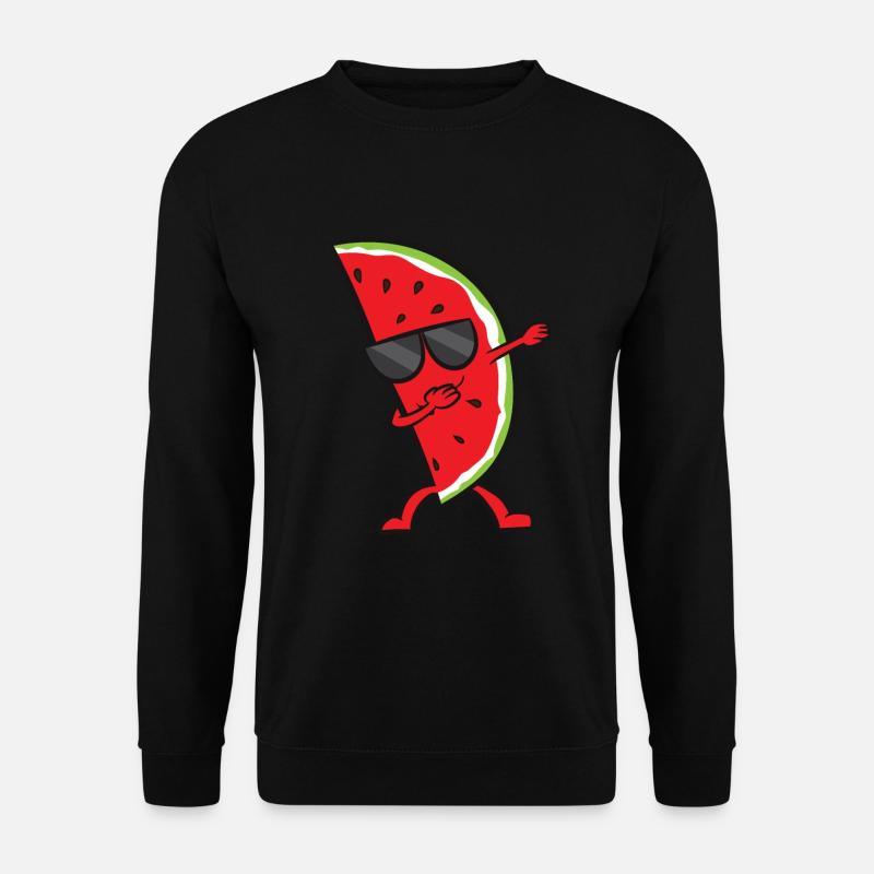 Dabbing Watermelon Love Watermelons - Unisex Sweatshirt - black