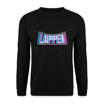 Lappen Repeat Festival EDM Musik - Unisex Pullover - Schwarz - Vorne - Alina (178cm) & Michal (187cm)