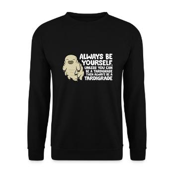 Liebe Squash Lustiger Squashspieler - Unisex Pullover - Schwarz - Vorne - Alina (178cm) & Michal (187cm)