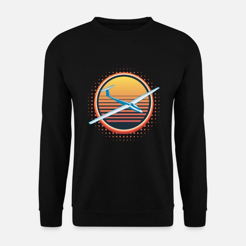 Glider Segelflugzeug Segelflieger - Unisex Sweatshirt - black