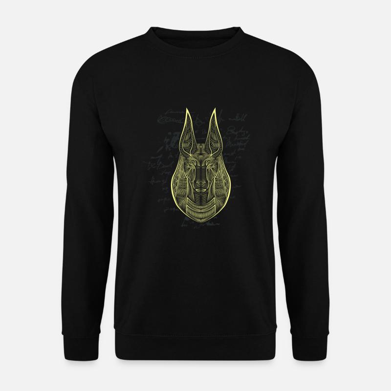 Anubis Egyptian Hieroglyphics Egypt - Unisex Sweatshirt - black