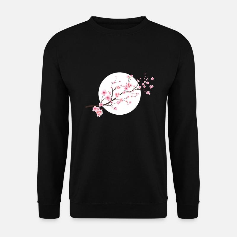 Kirschblüten Frühling Japan Natur - Unisex Pullover - Schwarz