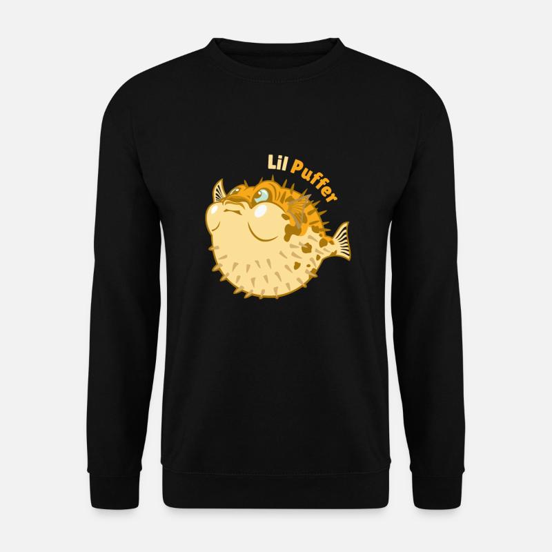 Lil Buffer Puffer Fish Sea - Unisex Sweatshirt - black