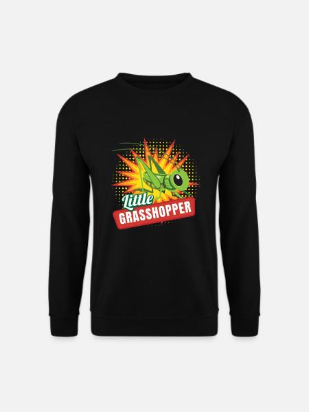 Little Grasshopper Insects Grasshopper - Unisex Sweatshirt - black
