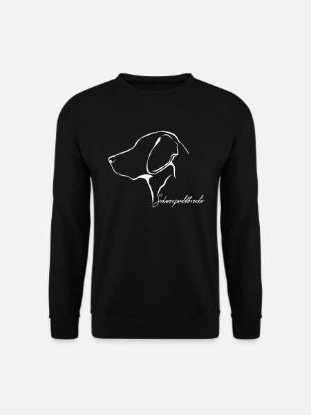 SCHWARZWILDBRACKE Profil Hunde Jagdhund Wilsigns - Unisex Pullover - Schwarz