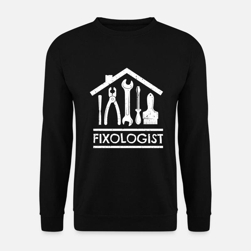 Réparologue Artisans DO-IT-YOURSELFers - Sweat-shirt Unisexe - noir