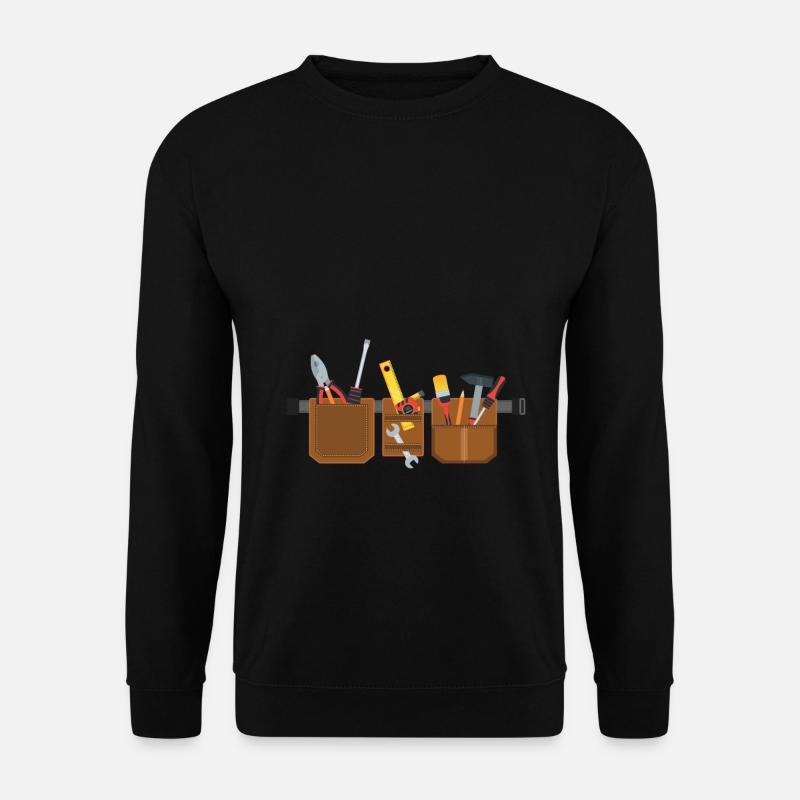 Tool Belt Craftsmen DO-IT-YOURSELFers - Unisex Sweatshirt - black