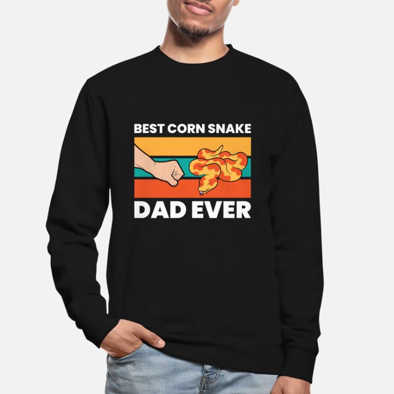 Corn Snake Pet Dad Best Corn Snake Dad Ever Unisex Sweatshirt