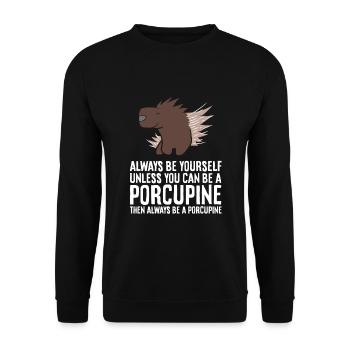 Soyez toujours vous-même, à moins que vous ne puissiez utiliser un - Sweat-shirt Unisexe - noir - Devant - Alina (178cm) & Michal (187cm)