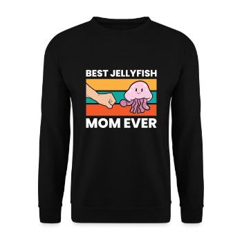 Meilleure maman méduse de tous les temps - Sweat-shirt Unisexe - noir - Devant - Alina (178cm) & Michal (187cm)
