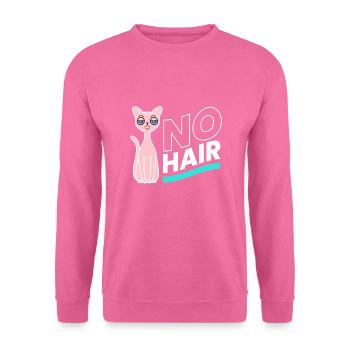 No Hair Sphynx Katze Kätzchen Nacktkatze - Unisex Pullover - Pink - Vorne