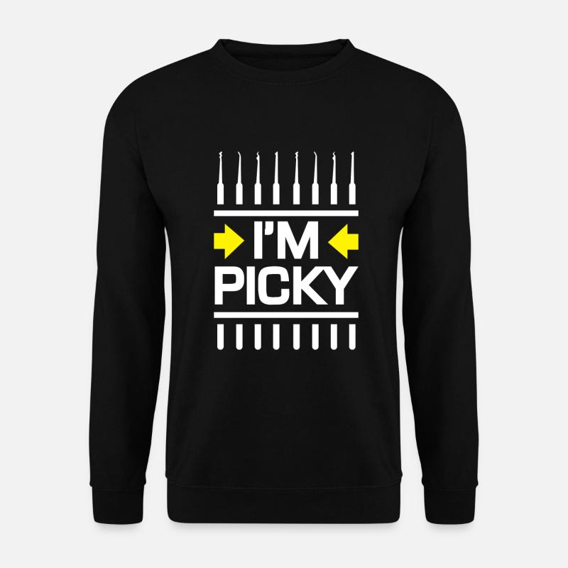 IM Picky Lockpicking Lockpicker - Unisex Pullover - Schwarz