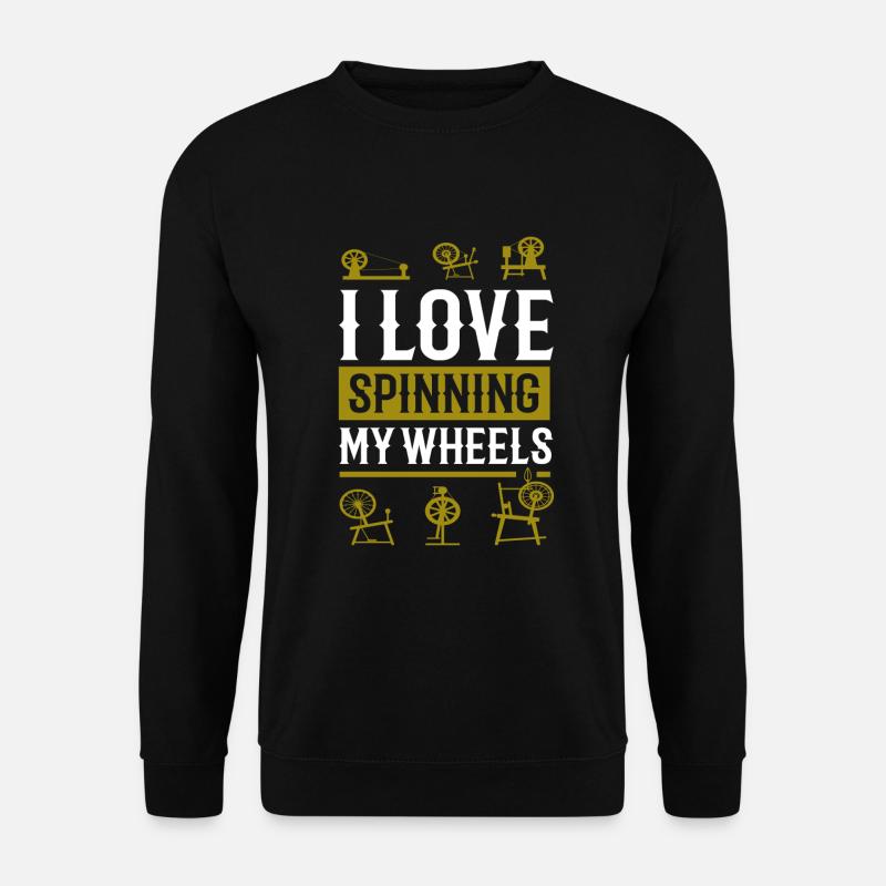 I Love Wheel Spiders - Unisex Sweatshirt - black