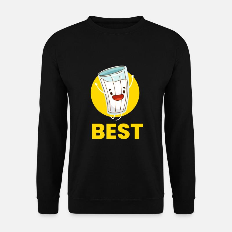 Best Friend Milch Freundschaft - Unisex Pullover - Schwarz