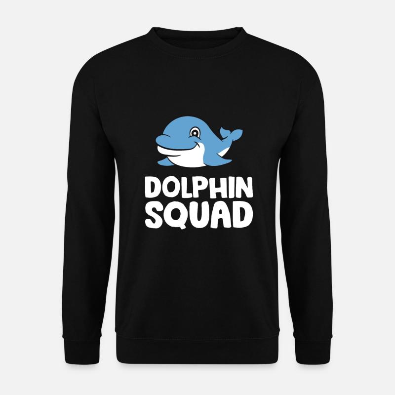 Dolphin Squad Team Dolphin - Unisex Sweatshirt - black